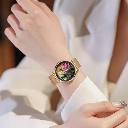 Changed For Good - Personalized Green and Pink Women Hand Watch