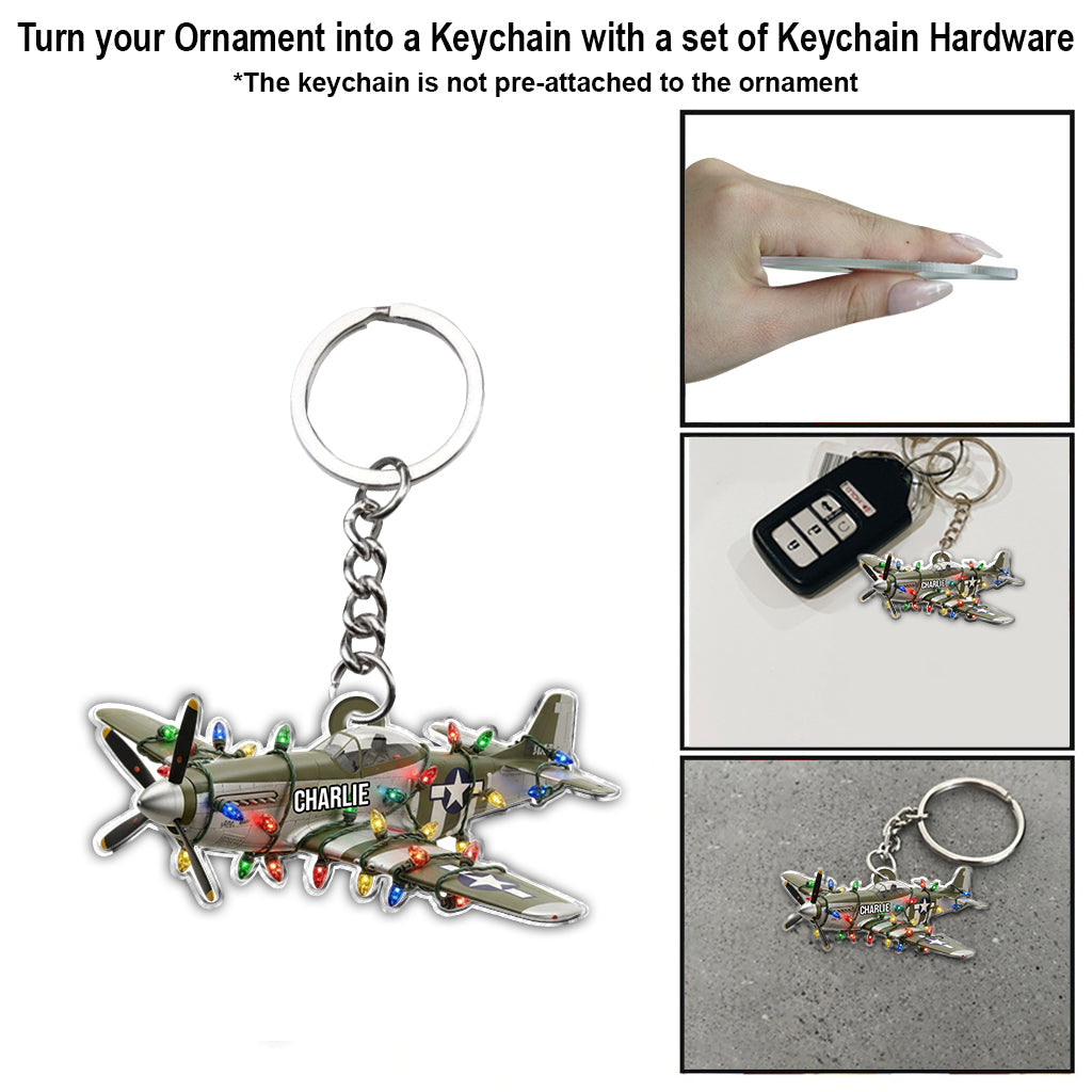 Heros In The Sky - Personalized Veteran Ornament