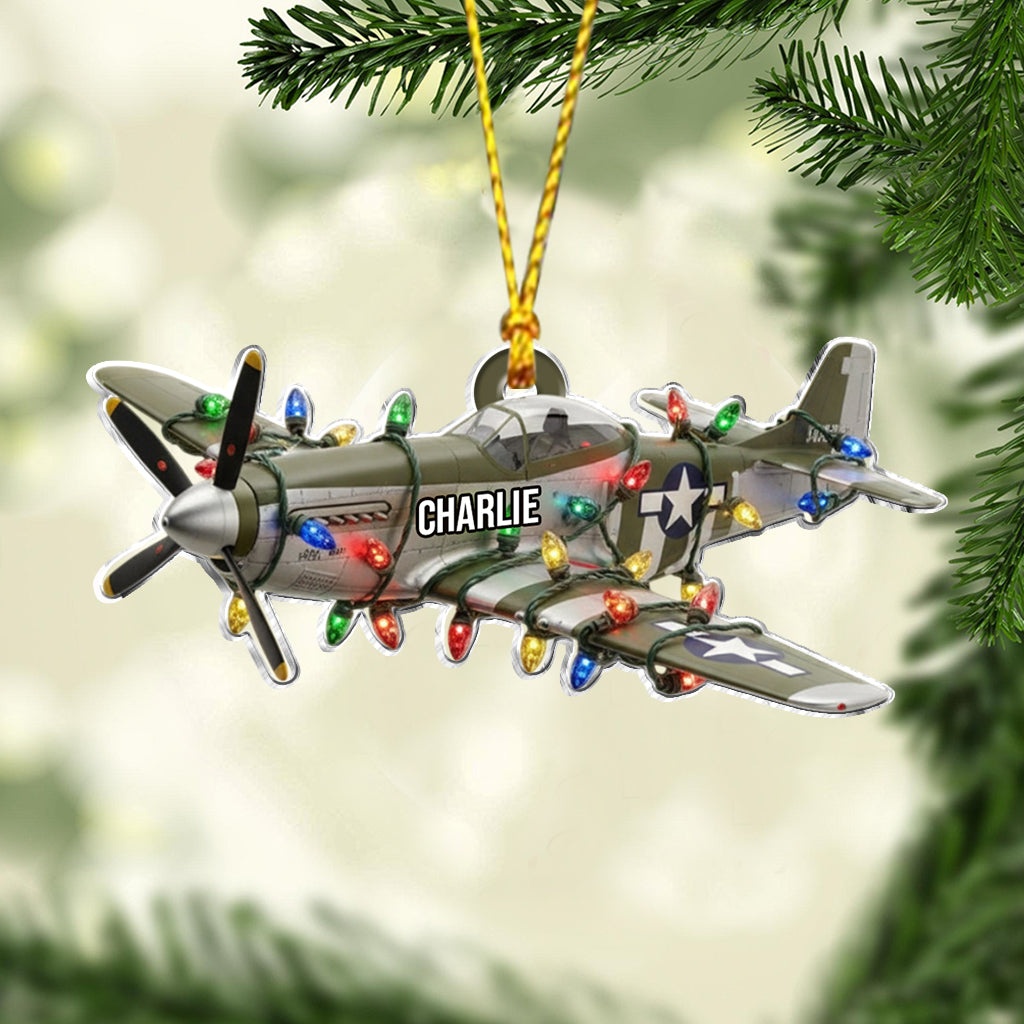 Heros In The Sky - Personalized Veteran Ornament