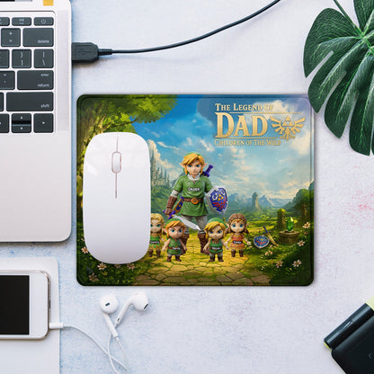 Legend Dad - Personalized The Hero's Legend Mouse Pad