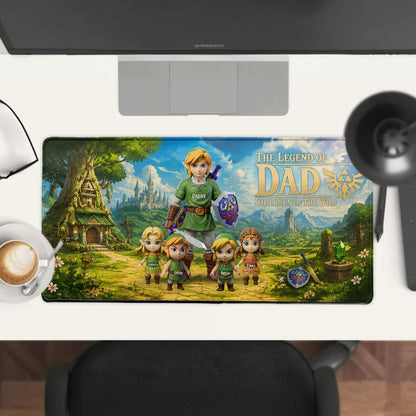 Legend Dad - Personalized The Hero's Legend Mouse Pad