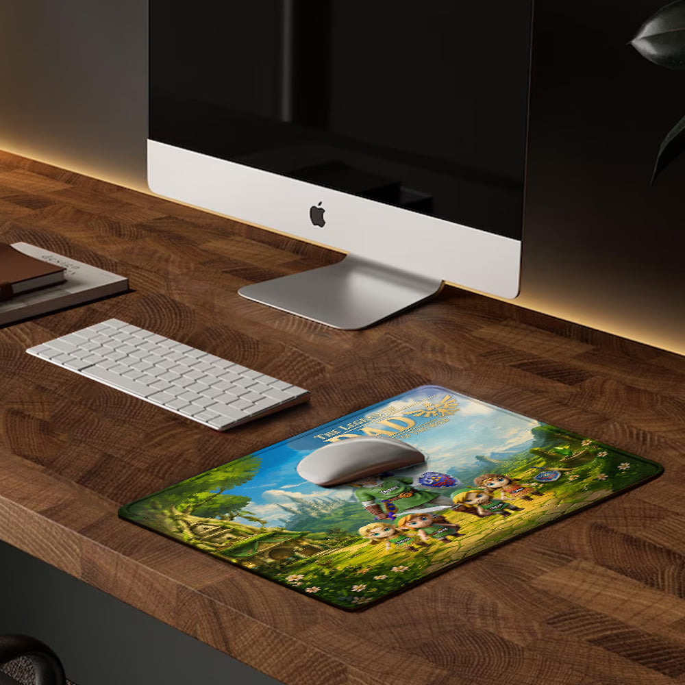 Legend Dad - Personalized The Hero's Legend Mouse Pad