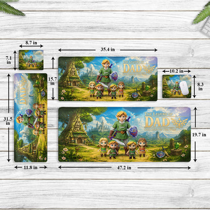 Legend Dad - Personalized The Hero's Legend Mouse Pad