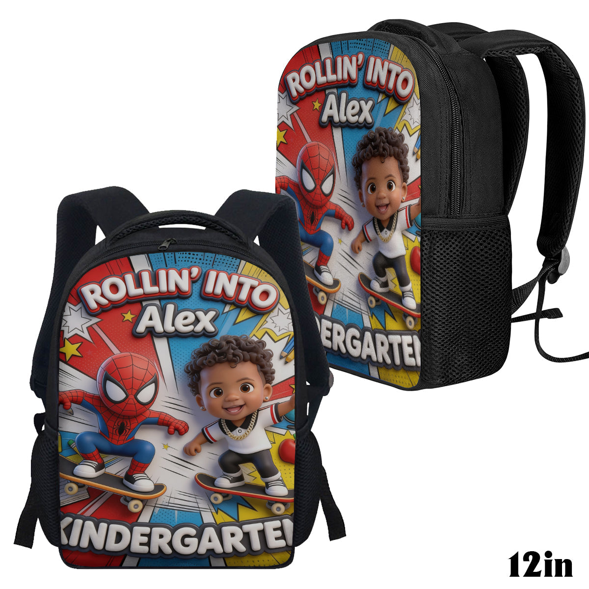 Rollin Into School - Personalized Kid Multifunctional Backpack