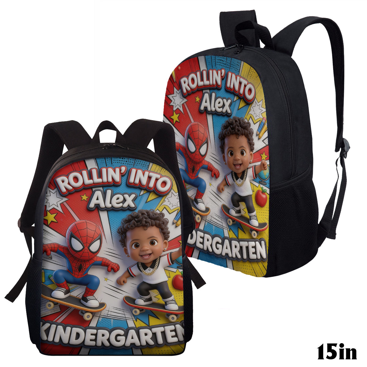 Rollin Into School - Personalized Kid Multifunctional Backpack