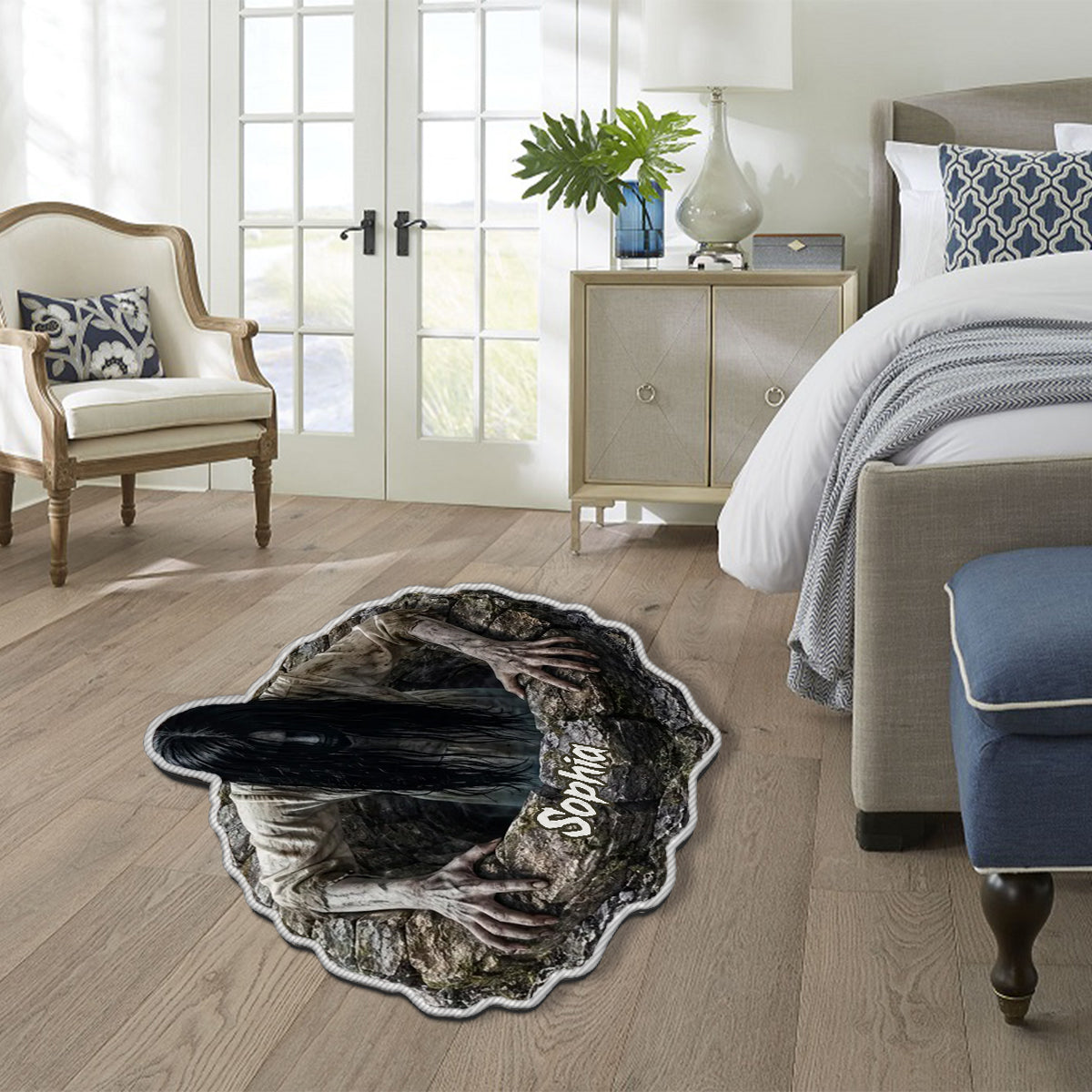 Horror Halloween - Personalized Horror Character Non-Slip Tufted Rug