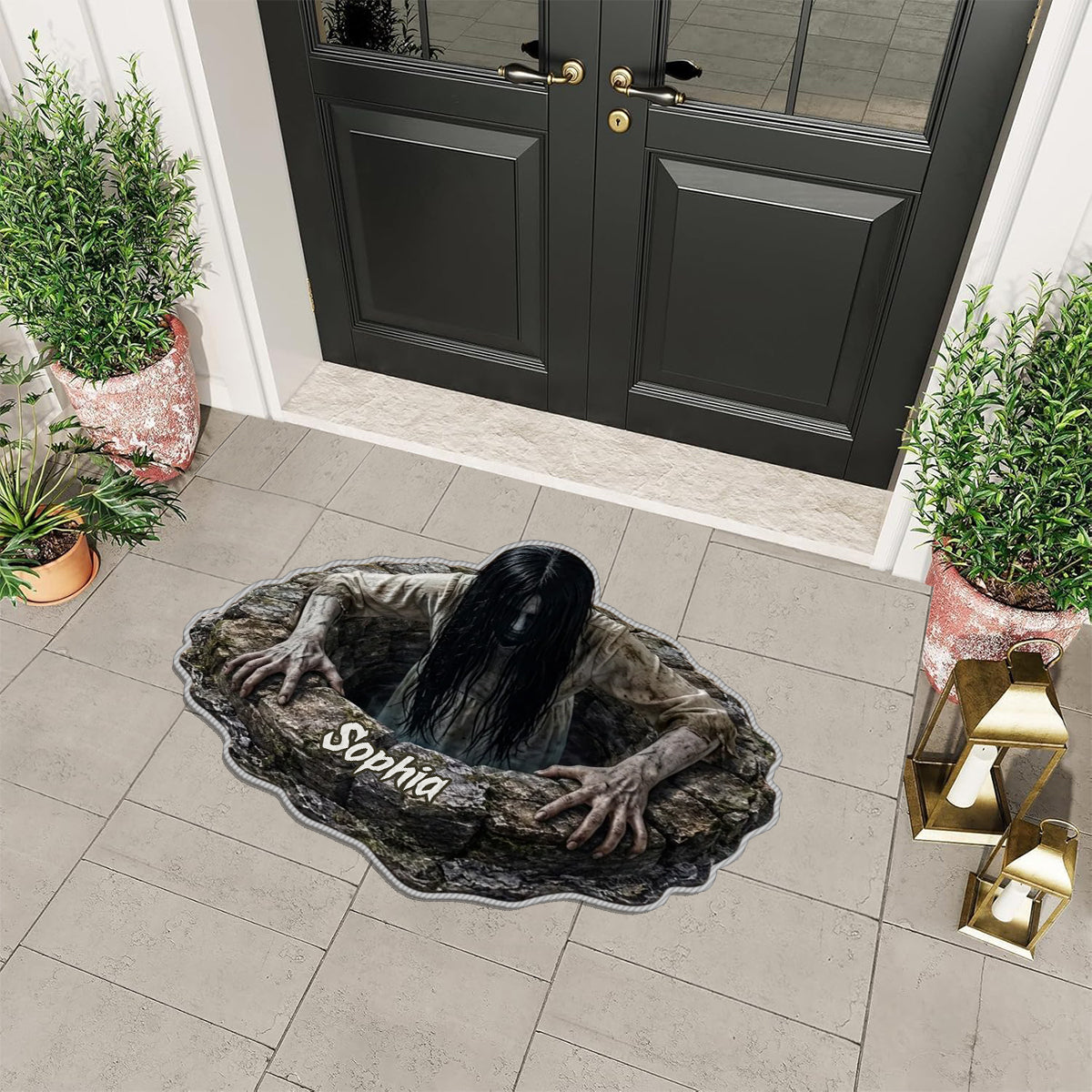 Horror Halloween - Personalized Horror Character Non-Slip Tufted Rug