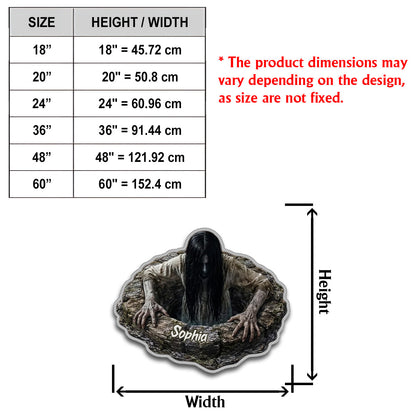 Horror Halloween - Personalized Horror Character Non-Slip Tufted Rug