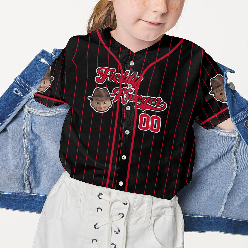 Love Horror Movies - Personalized Baseball Jersey