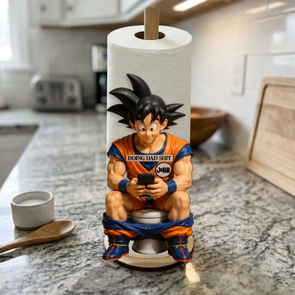 Doing Dad Shit - Personalized Seven Balls Paper Towel Stand