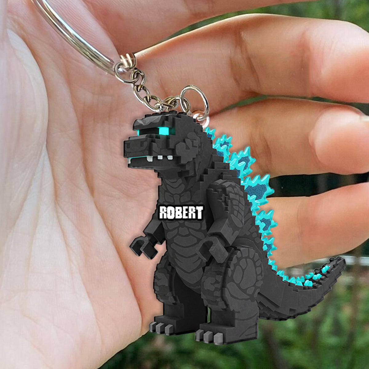 Atomic Bomb Creature - Personalized Giant Monster Keychain