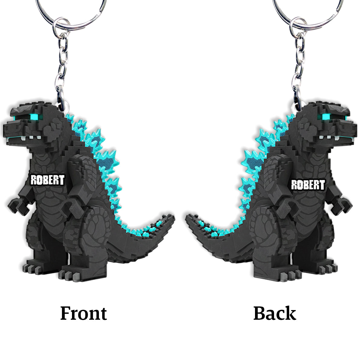 Atomic Bomb Creature - Personalized Giant Monster Keychain