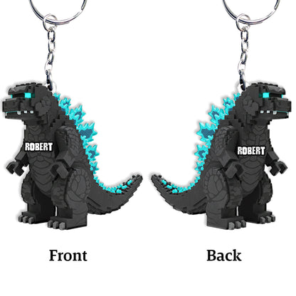 Atomic Bomb Creature - Personalized Giant Monster Keychain