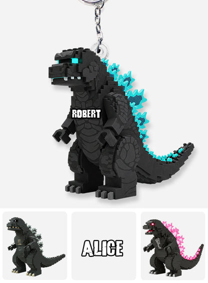 Atomic Bomb Creature - Personalized Giant Monster Keychain