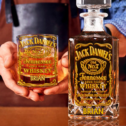 Love Whiskey Nightmare Whiskey Decanter Set