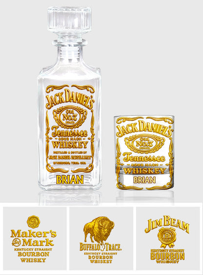 Love Whiskey Nightmare Whiskey Decanter Set
