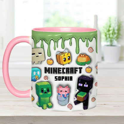 Block Animals - Personalized Block World Accent Mug