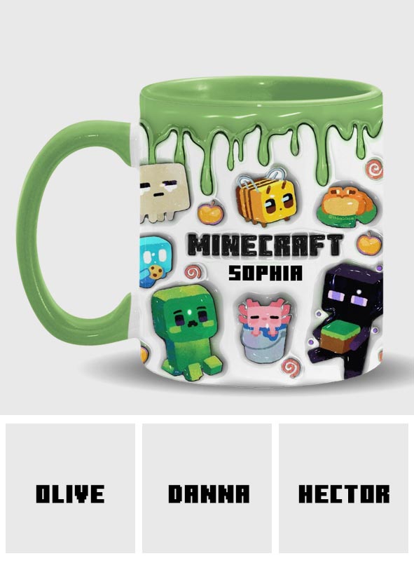 Block Animals - Personalized Block World Accent Mug