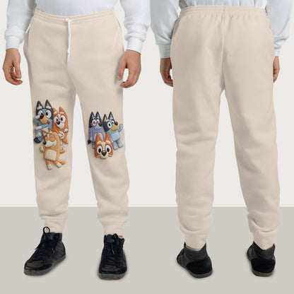Blue Friend - Personalized Bluey Kid Hoodie & Kid Jogger Sweatpants