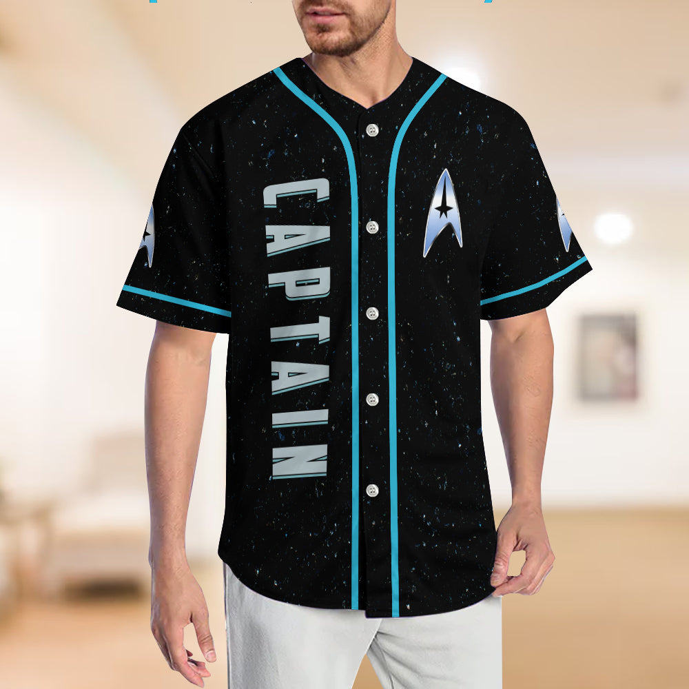 I've Seen Better Universes - Personalized Star Fleet Baseball Jersey