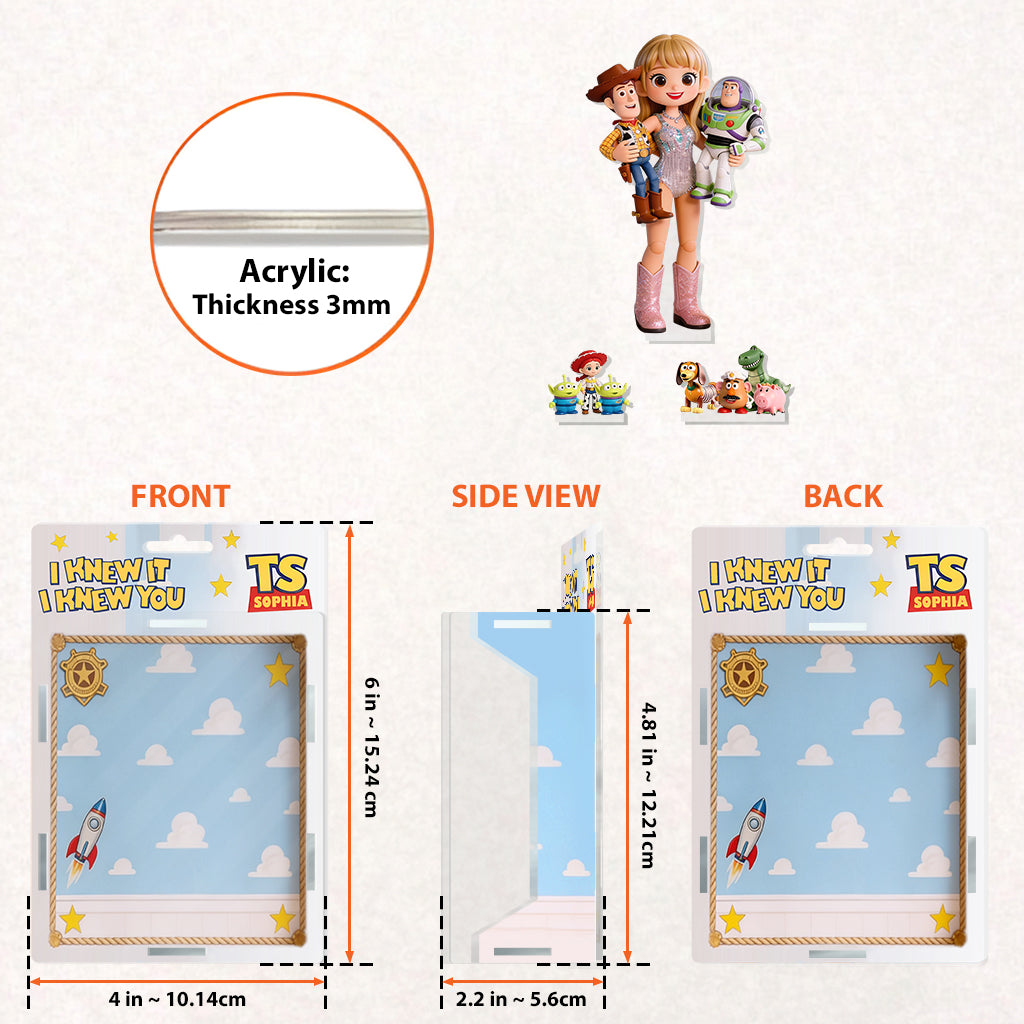 The Fifth Story Of Toys - Personalized Movie For Kids Acrylic Display Box