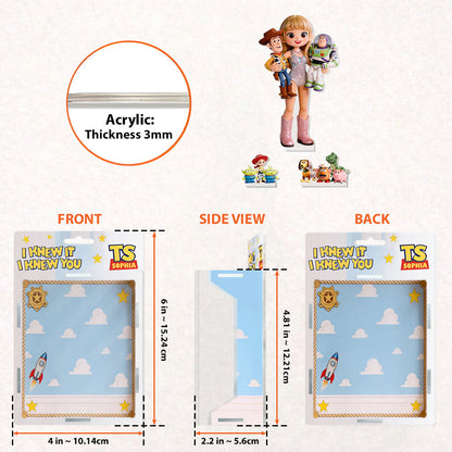 The Fifth Story Of Toys - Personalized Movie For Kids Acrylic Display Box