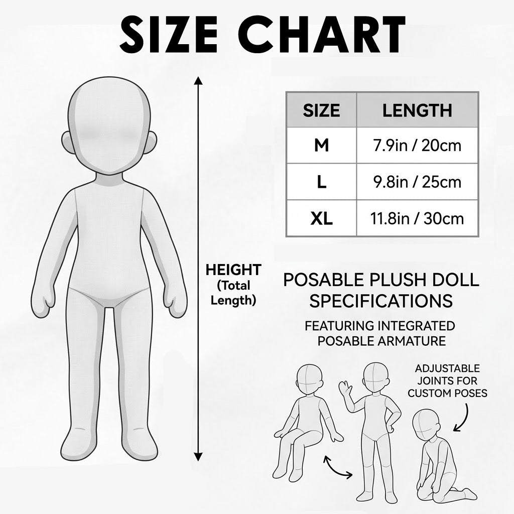 Strong Balls - Personalized Seven Balls Posable Plush Doll