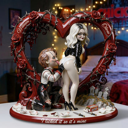 Naughty Gothic Horror - Personalized Horror Character Custom Shaped Acrylic Plaque