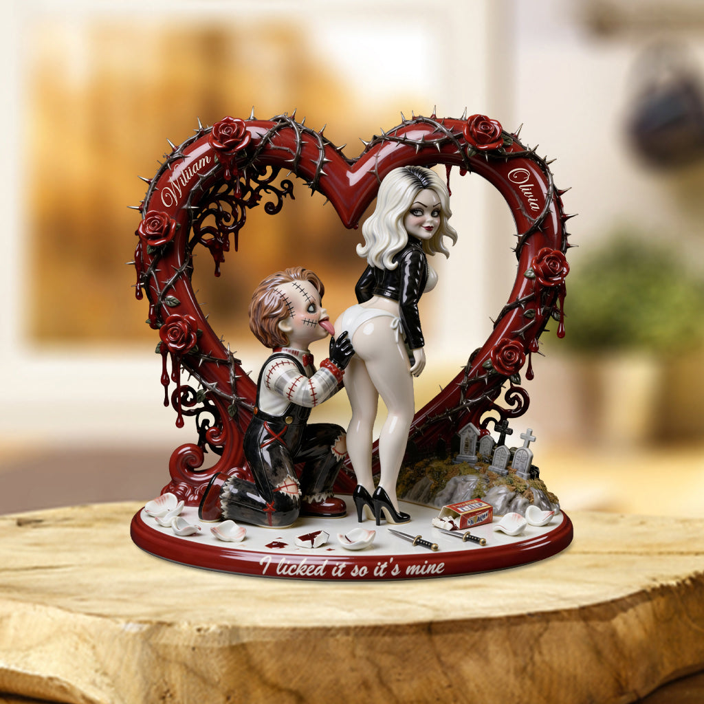 Naughty Gothic Horror - Personalized Horror Character Custom Shaped Acrylic Plaque