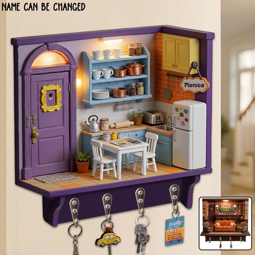 I'll Be There for You - Personalized Custom Shaped Hanging Rack