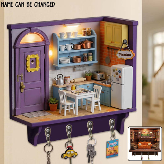 I'll Be There for You - Personalized Custom Shaped Hanging Rack