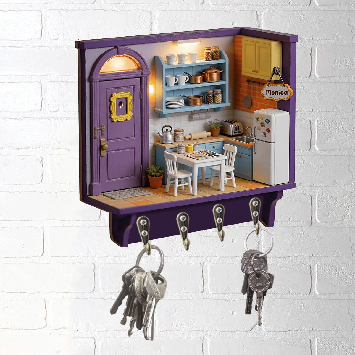 I'll Be There for You - Personalized Custom Shaped Hanging Rack