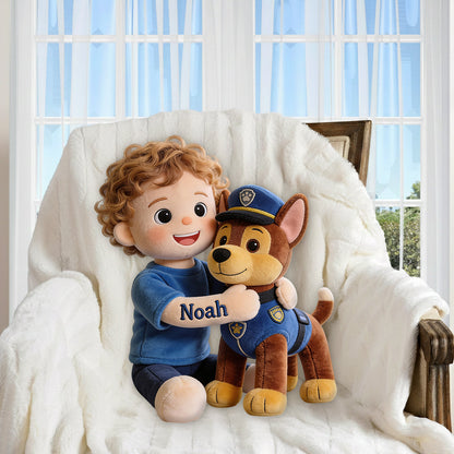 Paw Friend - Personalized Cute Dog Premium Faux Fur Pillow