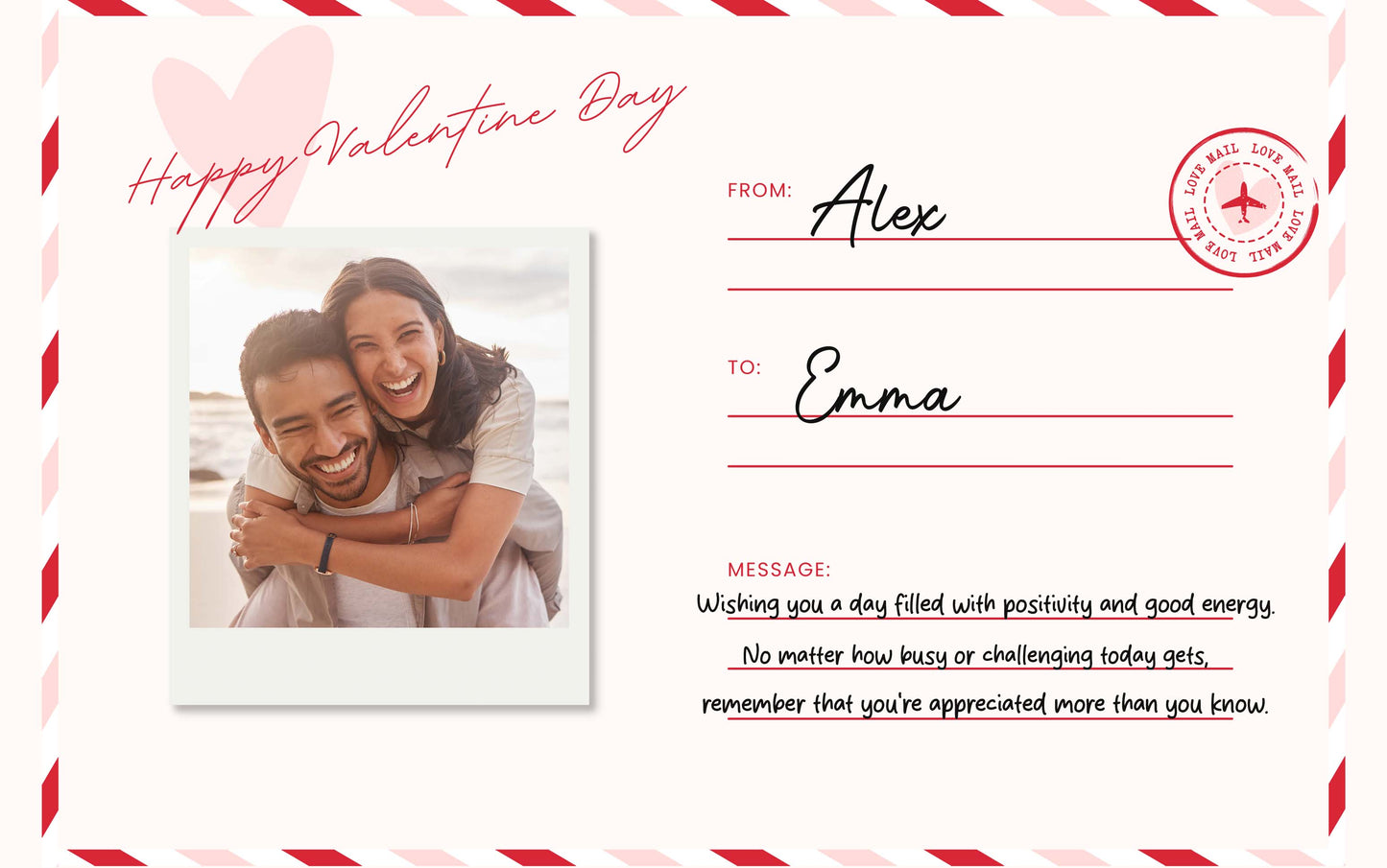 Couple Gift Card - Personalized Digital Gift Card