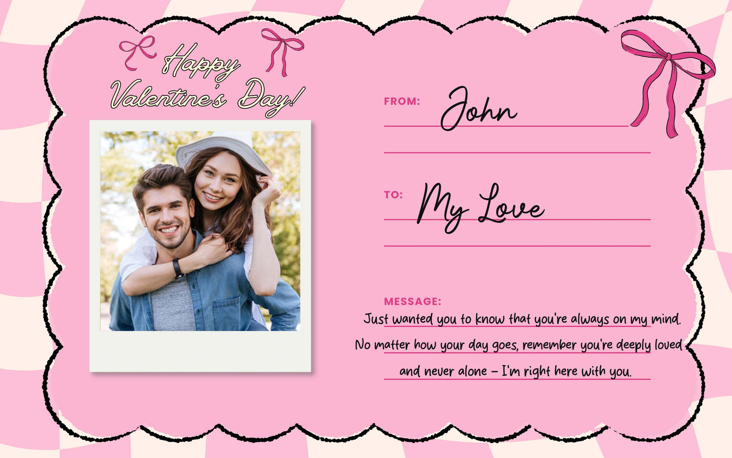 Couple Gift Card - Personalized Digital Gift Card