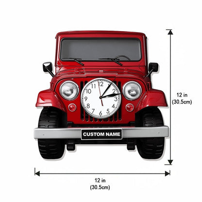 Cool Car - Personalized Car LED Light Wall Clock