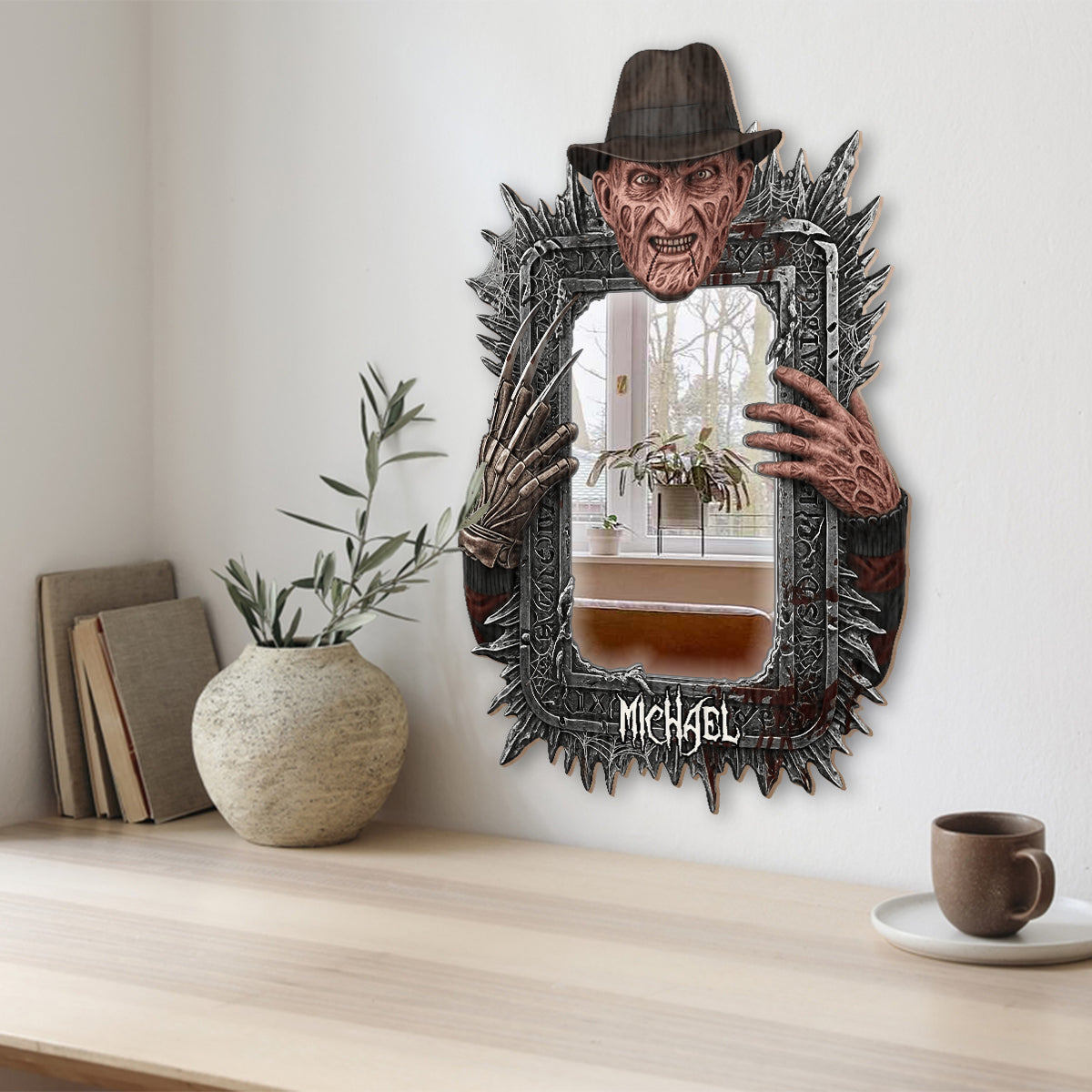 Spooky Mirror - Personalized Wall Hanging Mirror