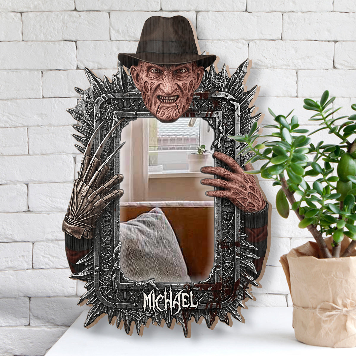 Spooky Mirror - Personalized Wall Hanging Mirror