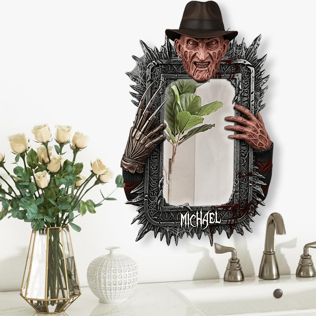 Spooky Mirror - Personalized Wall Hanging Mirror