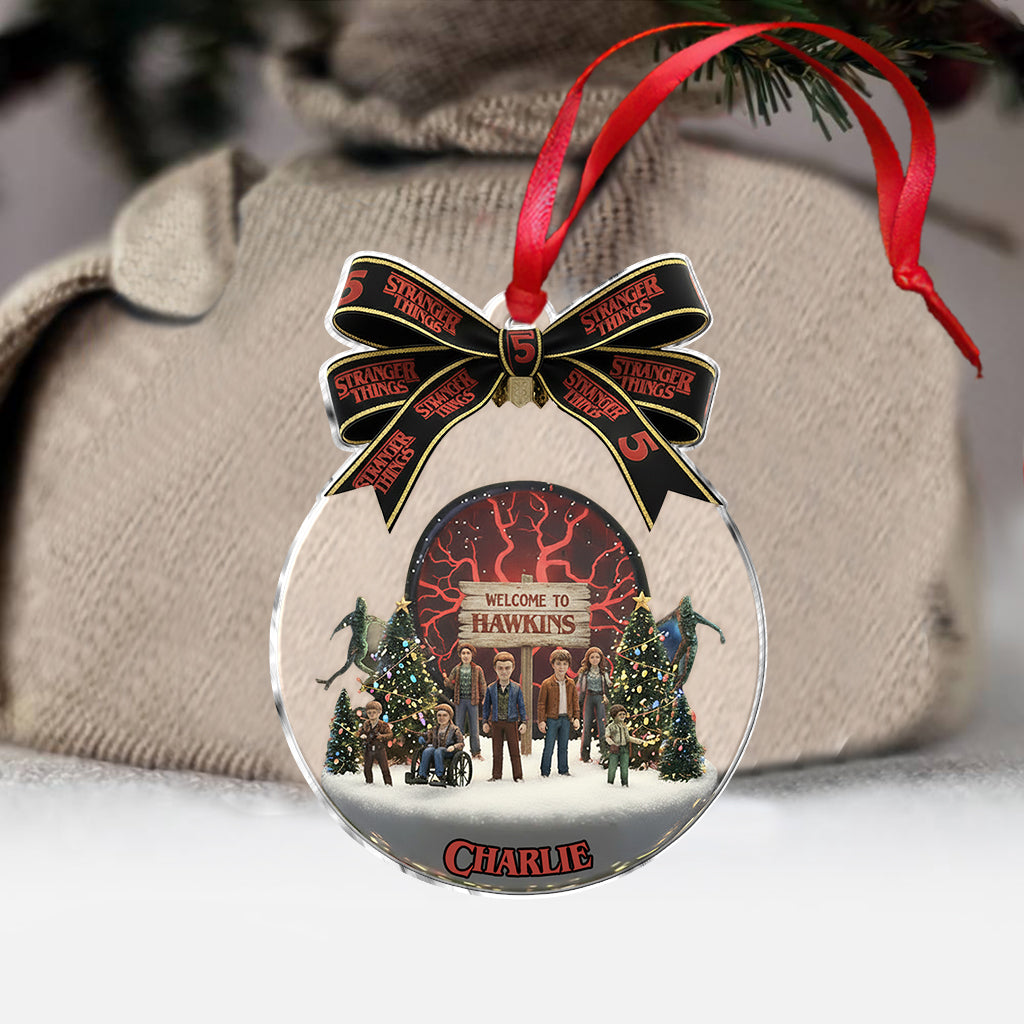 Welcome To Hawkins - Personalized Stranger Things Ornament