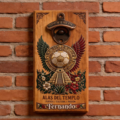 We Are 26 - Personalized Soccer Wall Bottle Opener