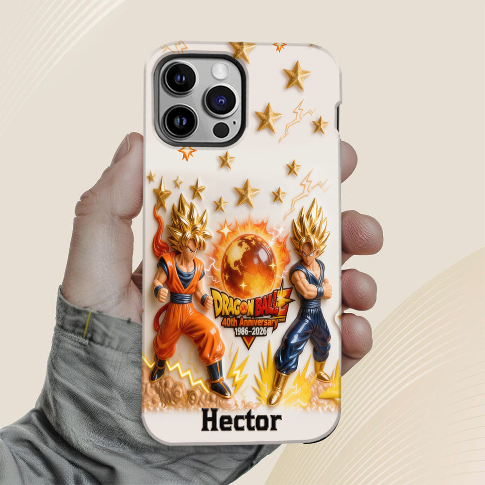 40th Anniversary - Personalized Seven Balls Full Print Phone Case