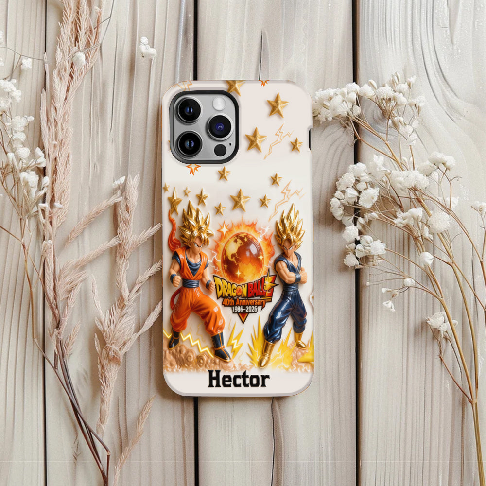 40th Anniversary - Personalized Seven Balls Full Print Phone Case
