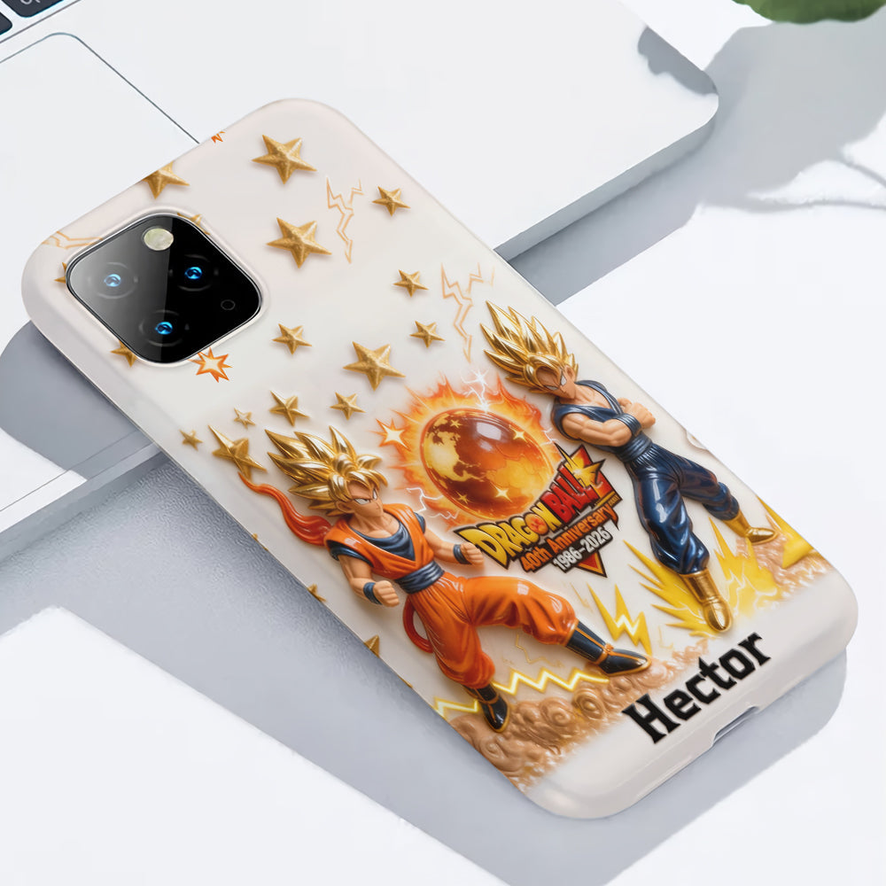 40th Anniversary - Personalized Seven Balls Full Print Phone Case