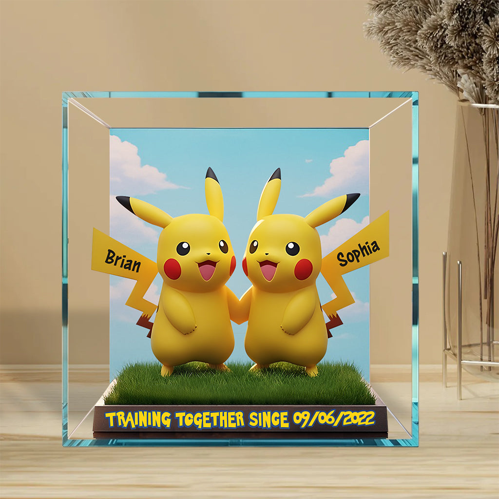Training Together - Personalized Monster Trainer Custom Shaped Acrylic Plaque