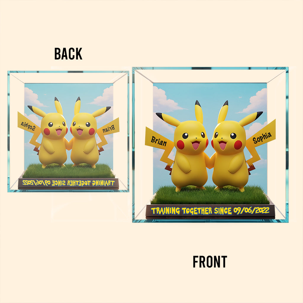 Training Together - Personalized Monster Trainer Custom Shaped Acrylic Plaque