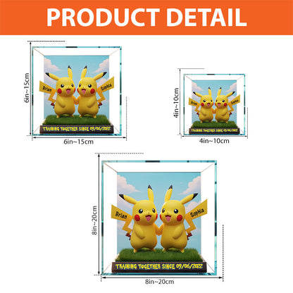 Training Together - Personalized Monster Trainer Custom Shaped Acrylic Plaque