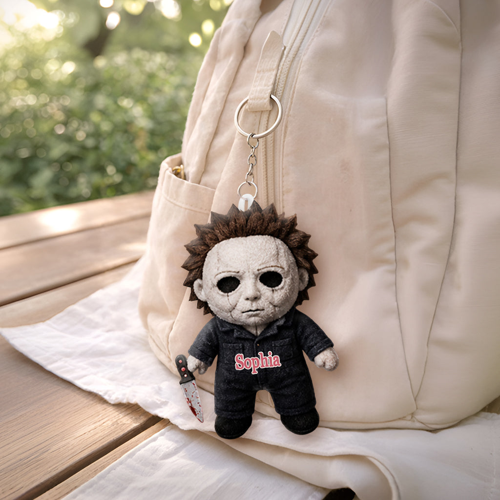 Horror Movie Fans - Personalized Horror Character Tumbler With Plush Charm