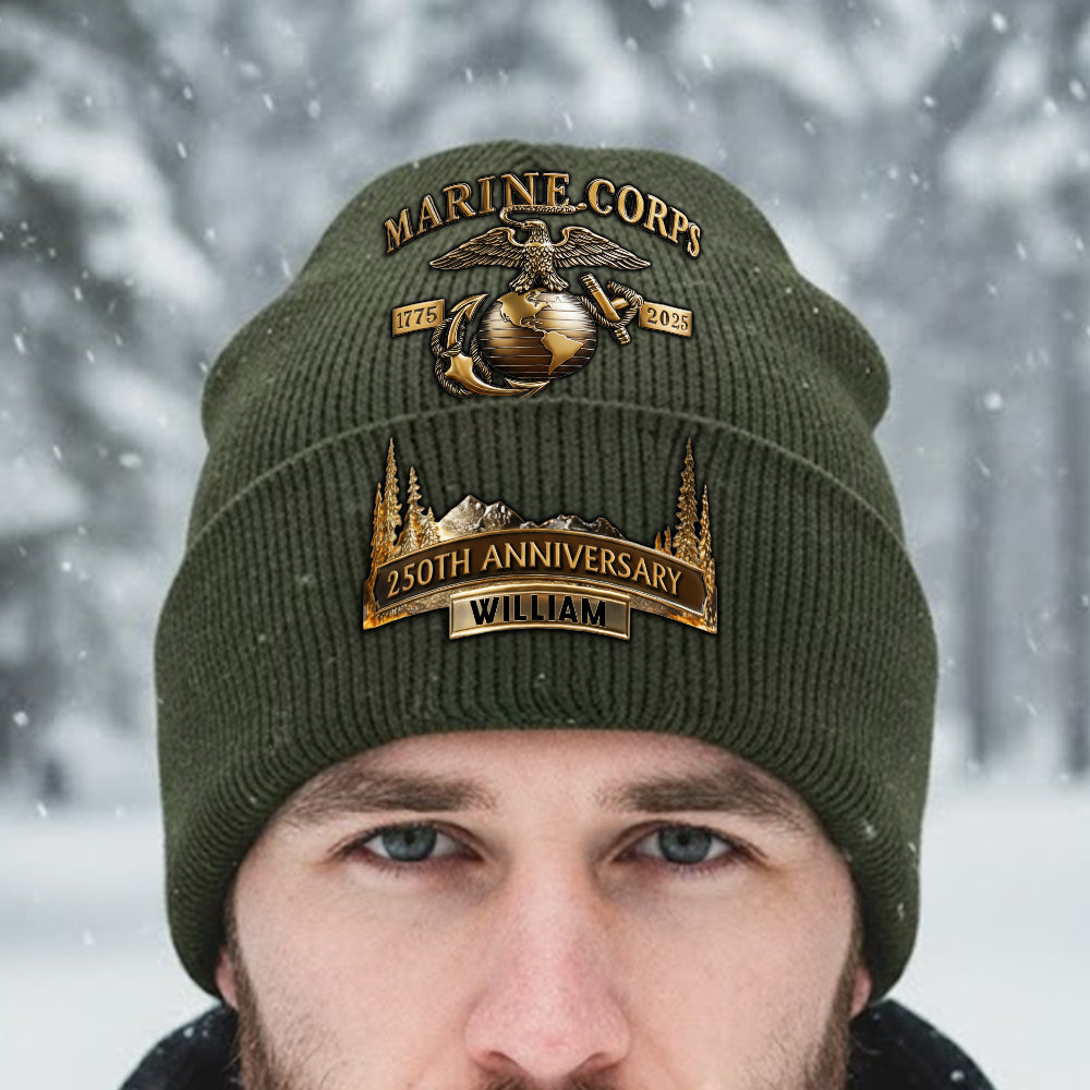 250th Anniversary - Personalized Veteran Beanie Hat