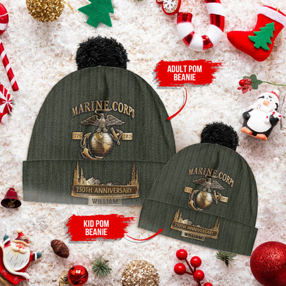 250th Anniversary - Personalized Veteran Beanie Hat